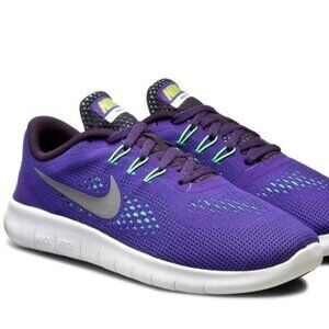 Nike Free‎ Run Dark Iris Running Athleisure Shoe Sneaker Size 6Y/ WOMEN'S Sz 7.5